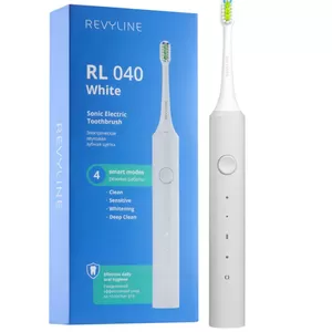 Звуковая зубная щетка Revyline RL040 в белом корпусе