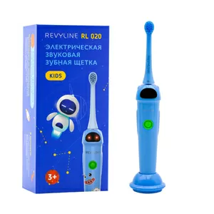 Детская звуковая щетка Revyline RL020 Kids в синем цвете
