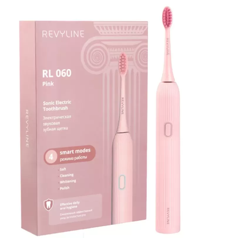 Электрическая щетка для зубов Revyline RL060 в розовом цвете