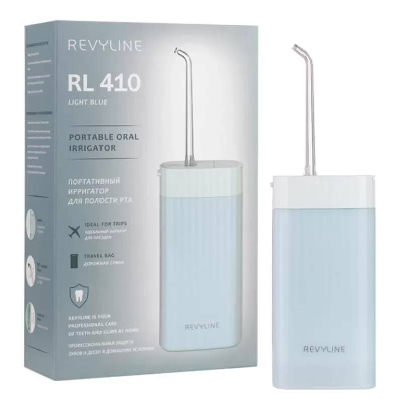 Ирригатор полости рта Revyline RL410,  голубой корпус